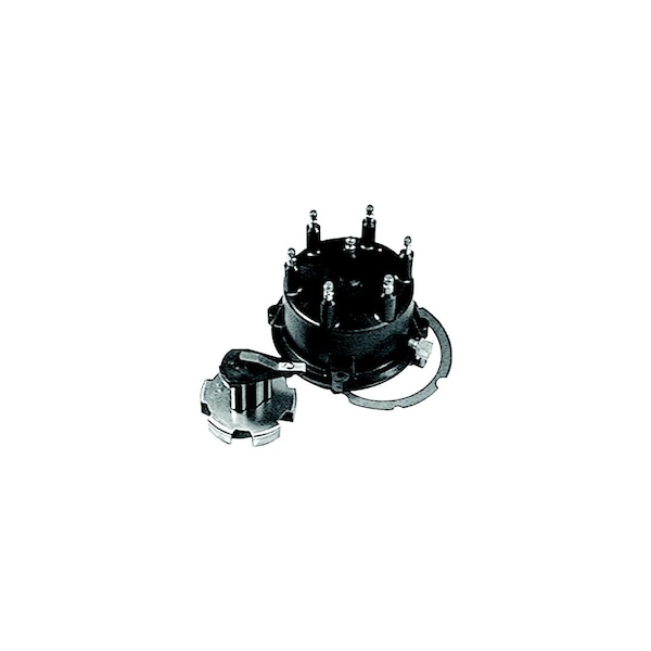 Distributor Cap, Rotor, Trigger Wheel Kit For MerCruiser 4.3L GM V-6
